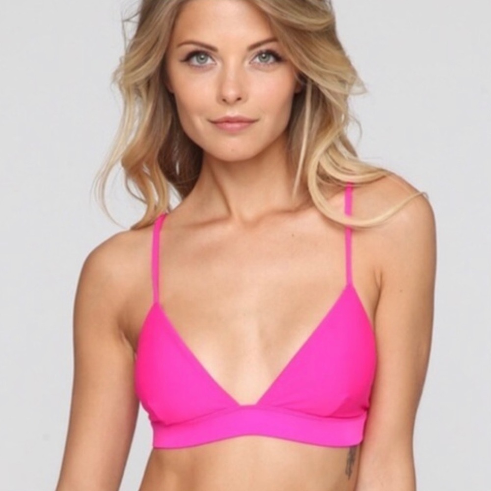 ACACIA SWIMWEAR ~ Awapuhi top in Guava Pop, M